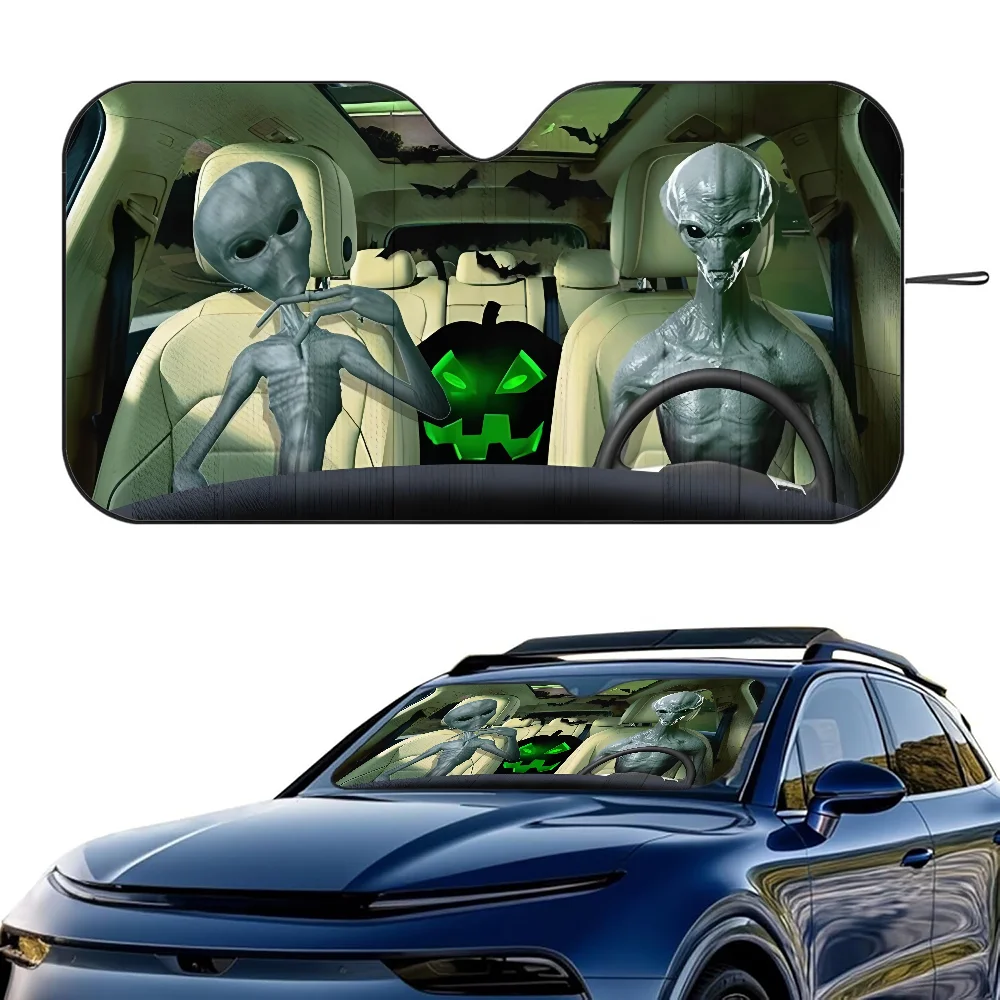 Alien Family Car SunSha Windshield Foldable Three-layer Insulation Sunsha By Suction Cup Blocks UV Rays Sun
Alien Family Car SunSha Windshield Foldable Three-layer Insulation Sunsha By Suction Cup Blocks UV Rays Sun