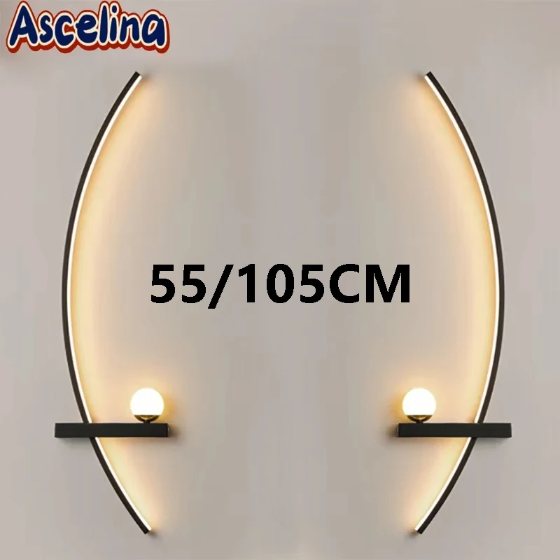 Nordic LED Wall Lamps Minimalist Lines Decorative Wall Sconces Bedroom Living Room Corridor Modern Aesthetic Lighting Luminaires
Nordic LED Wall Lamps Minimalist Lines Decorative Wall Sconces Bedroom Living Room Corridor Modern Aesthetic Lighting Luminaires