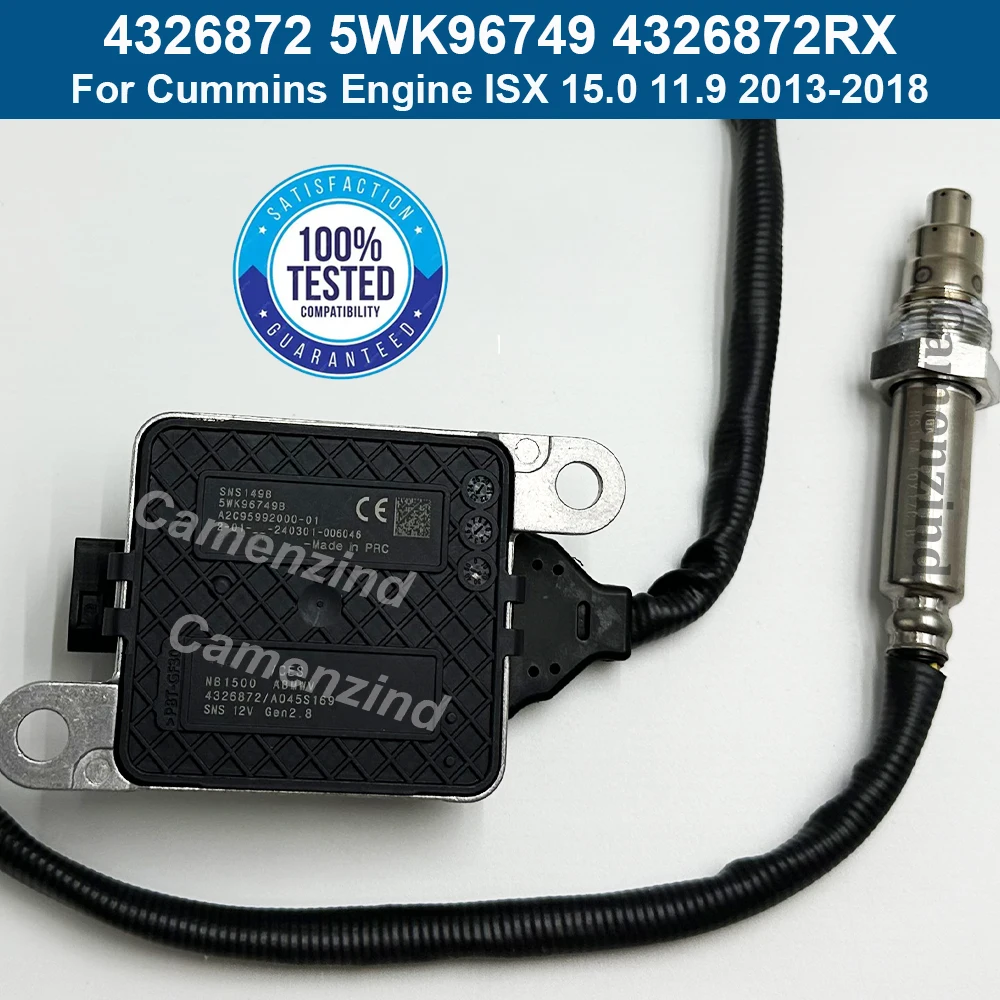 High Quality Nitrogen Oxide Sensor OEM 4326872 5WK96749 2872942NX 5WK96749B for C-ummins 12V 5WK9 6749B 1 year warranty
High Quality Nitrogen Oxide Sensor OEM 4326872 5WK96749 2872942NX 5WK96749B for C-ummins 12V 5WK9 6749B 1 year warranty