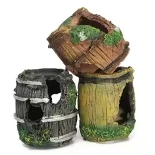 Artificial Antique Barrels Aquarium Landscaping Decor Resin Crafts Fish Tank Glass Decoration Accessory
Artificial Antique Barrels Aquarium Landscaping Decor Resin Crafts Fish Tank Glass Decoration Accessory