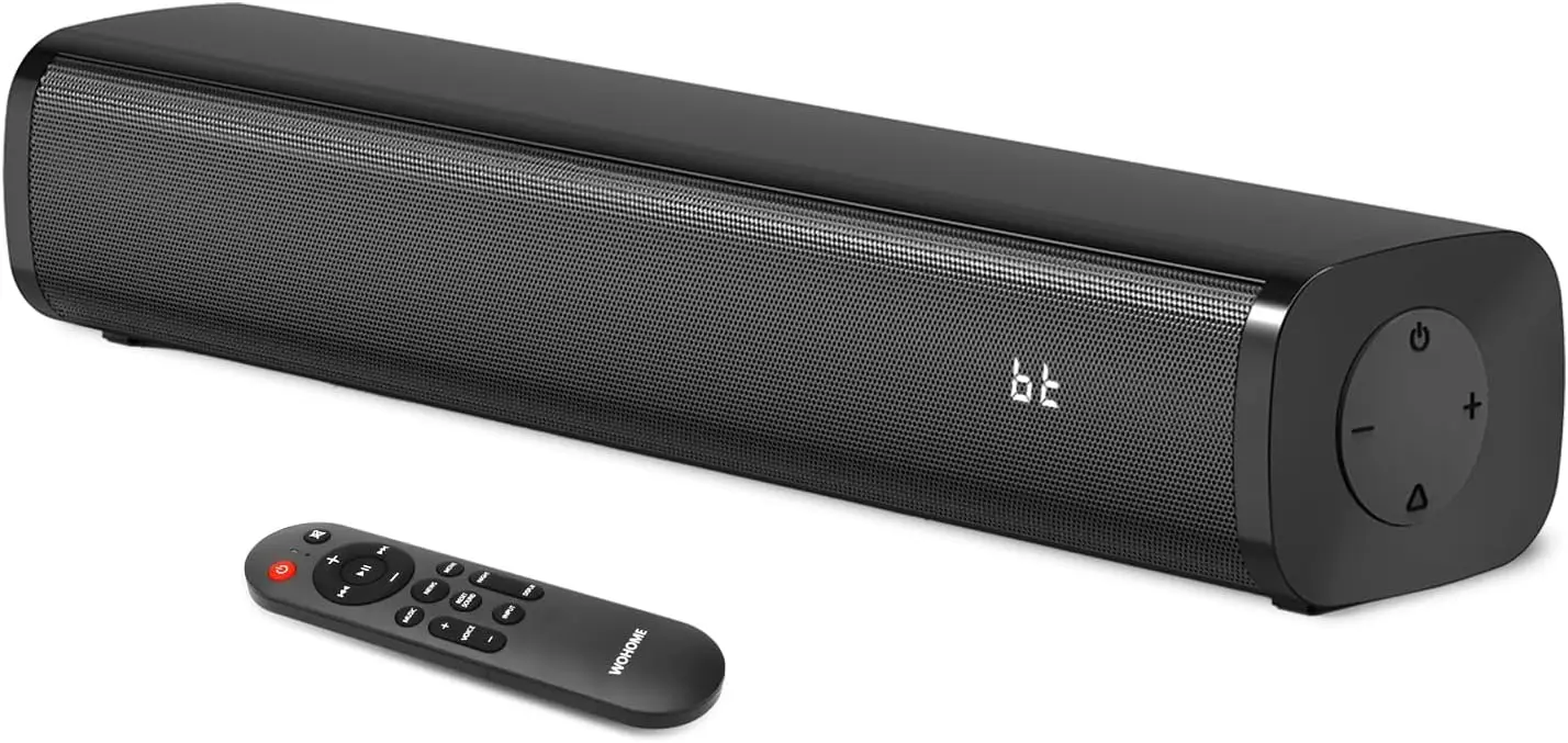 Саундбар 2.1 для телевизора со встроенным сабвуфером, Bluetooth 5.3, оптический/AUX/USB вход, настенное крепление, 6 уровней громкости
Саундбар 2.1 для телевизора со встроенным сабвуфером, Bluetooth 5.3, оптический/AUX/USB вход, настенное крепление, 6 уровней громкости