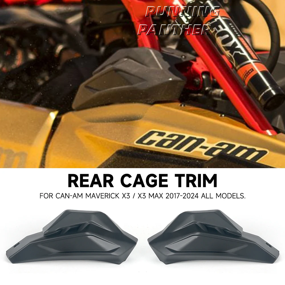 Rear Cage Trim Plastic Cover Protection Shield Guard Covers For Can-Am Maverick X3 Max R RR 4x4 XMR XDS 2017-2024 All Models
Rear Cage Trim Plastic Cover Protection Shield Guard Covers For Can-Am Maverick X3 Max R RR 4x4 XMR XDS 2017-2024 All Models