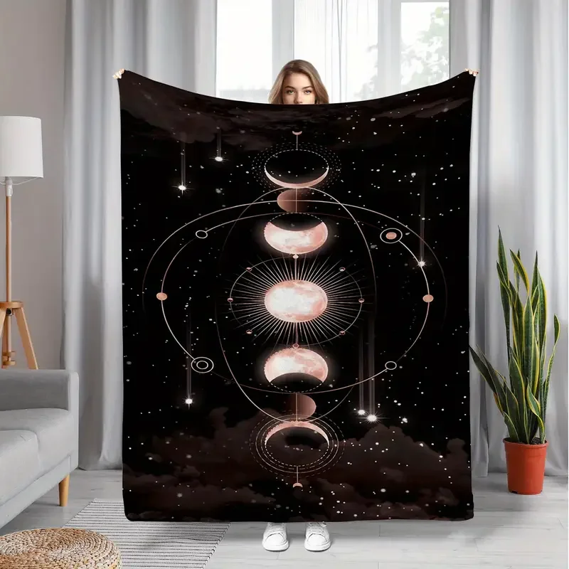 Красочное фланелевое одеяло с фазой Луны — теплое и удобное — идеально подходит для кровати, дома, кемпинга, дивана, Хэллоуина и Рождества.
Красочное фланелевое одеяло с фазой Луны — теплое и удобное — идеально подходит для кровати, дома, кемпинга, дивана, Хэллоуина и Рождества.