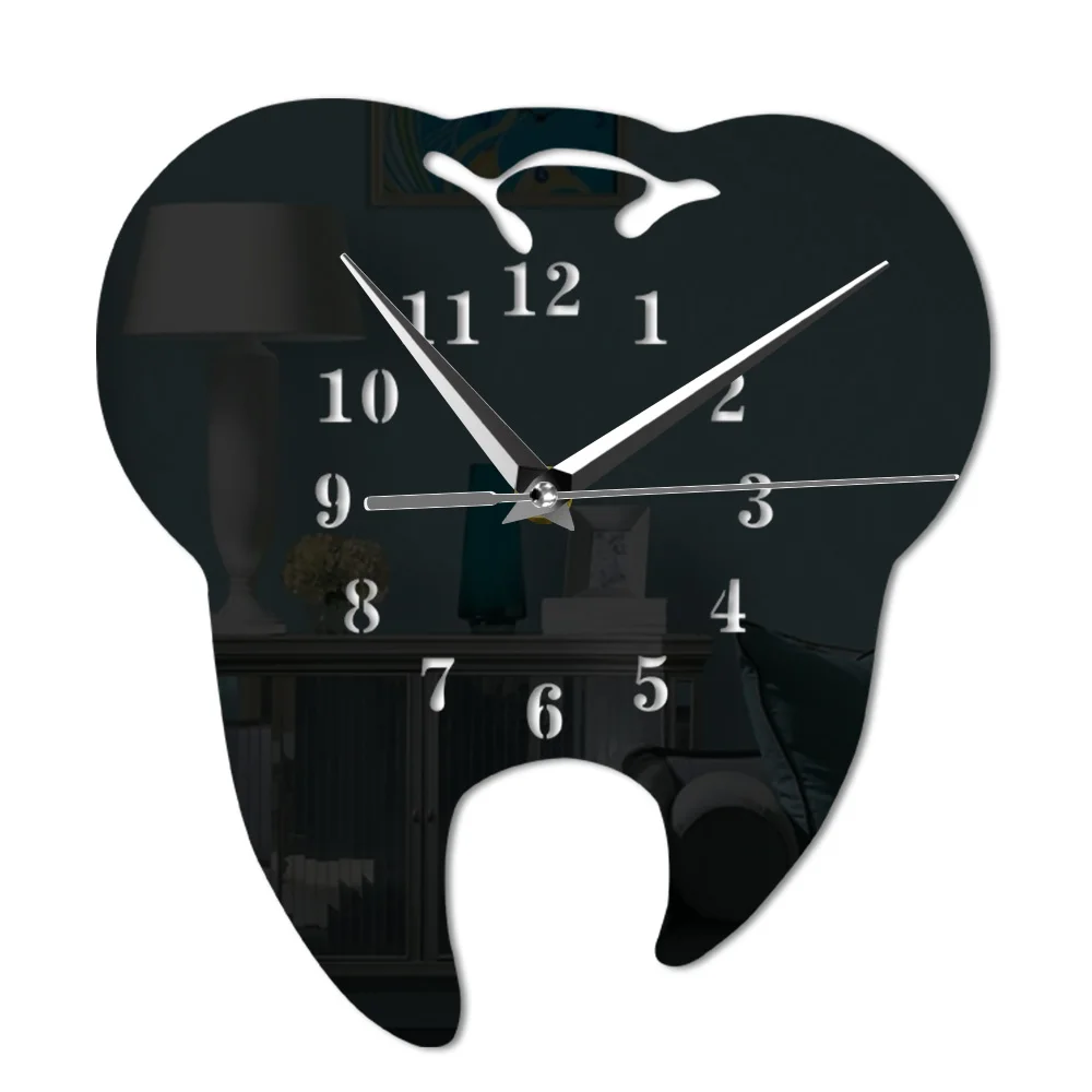 Mirror Effect Tooth Dentistry Wall Clock Laser Cut Decorative Dental Clinic Office Decoration Teeth Care Dental Surgeon Gift
Mirror Effect Tooth Dentistry Wall Clock Laser Cut Decorative Dental Clinic Office Decoration Teeth Care Dental Surgeon Gift