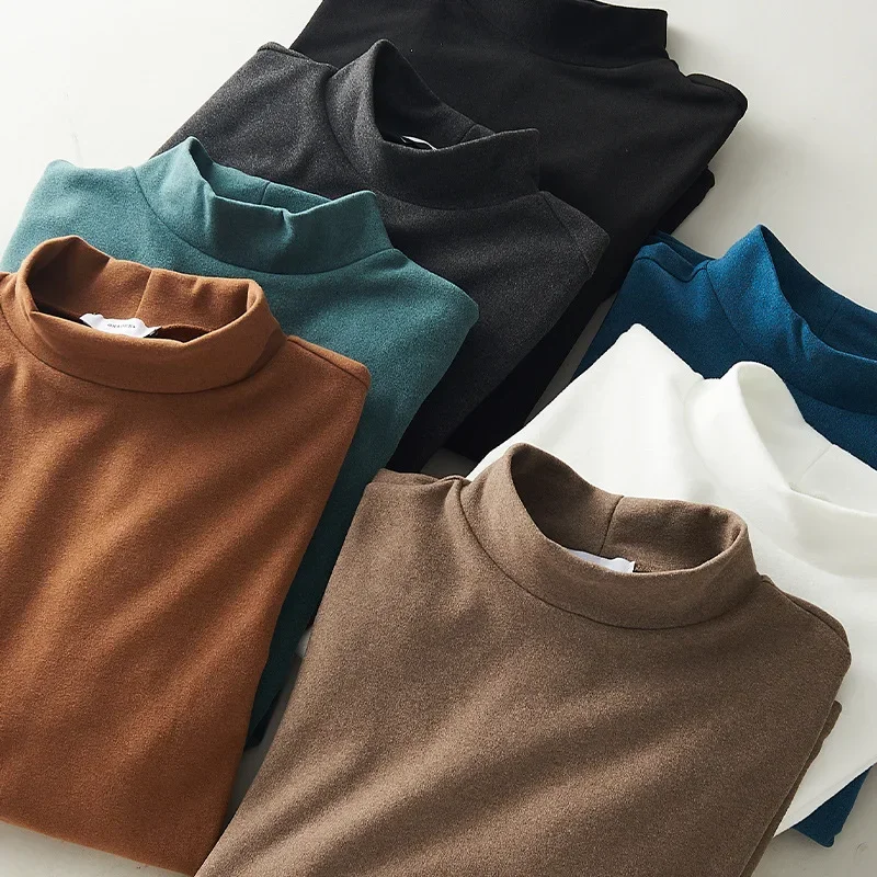MRMT 2024 Brand New Half Turtleneck Bottoming Shirt Men's Plus Velvet Warm Trend Loose Inner Top Men's Long-Sleeved T-Shirt
MRMT 2024 Brand New Half Turtleneck Bottoming Shirt Men's Plus Velvet Warm Trend Loose Inner Top Men's Long-Sleeved T-Shirt