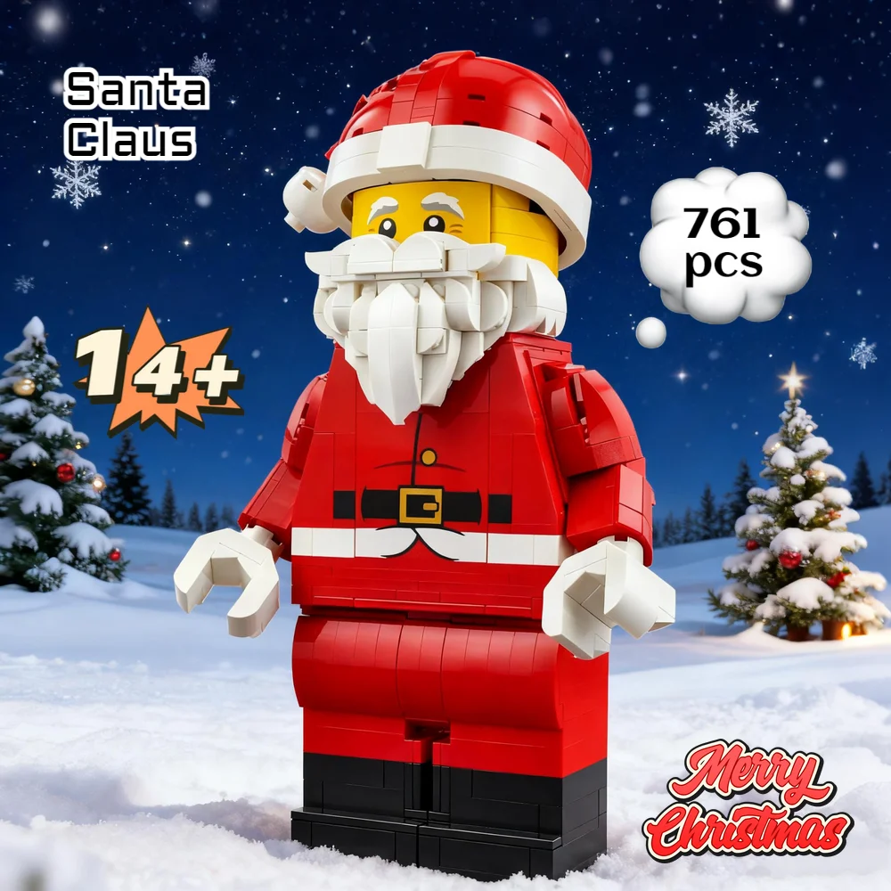 761pcs IN STOCK 40820 Large Santa Claus Building Blocks Assembly Bricks Toy For Kids Adults Christmas Home Decoration Queue Gift
761pcs IN STOCK 40820 Large Santa Claus Building Blocks Assembly Bricks Toy For Kids Adults Christmas Home Decoration Queue Gift