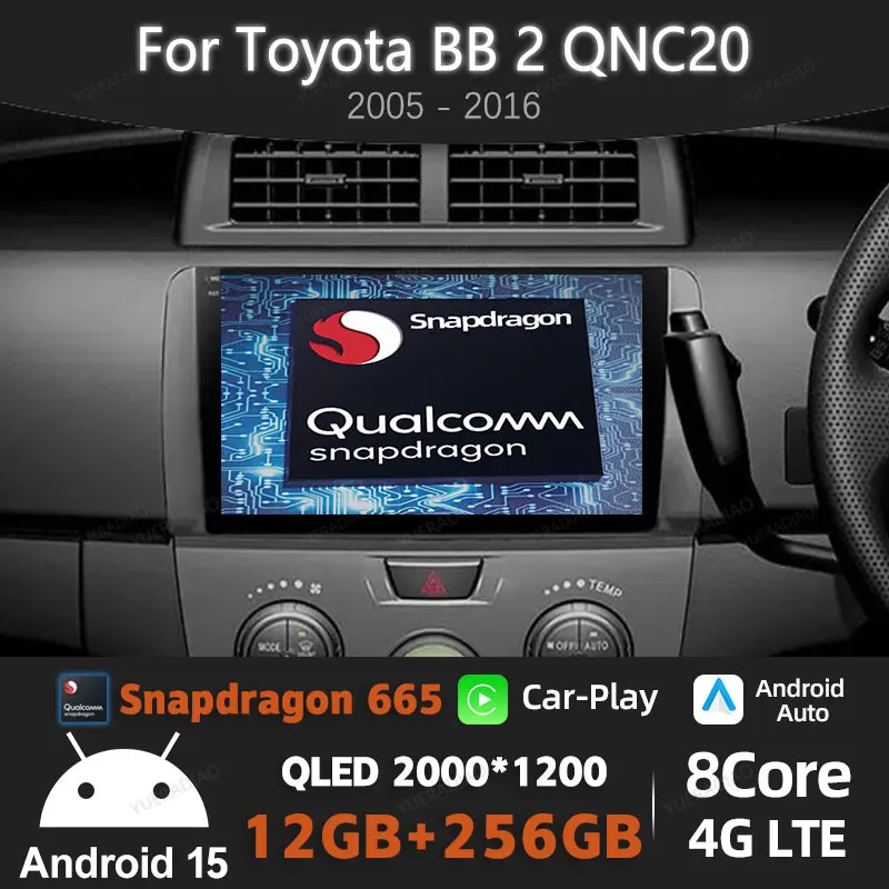 Android 15 Car Radio For Toyota BB 2 QNC20 2005 - 2016 Multimedia Video Player QLED 2DIN 4G LTE 5G WIFI BT Head Unit GPS NAVI
Android 15 Car Radio For Toyota BB 2 QNC20 2005 - 2016 Multimedia Video Player QLED 2DIN 4G LTE 5G WIFI BT Head Unit GPS NAVI