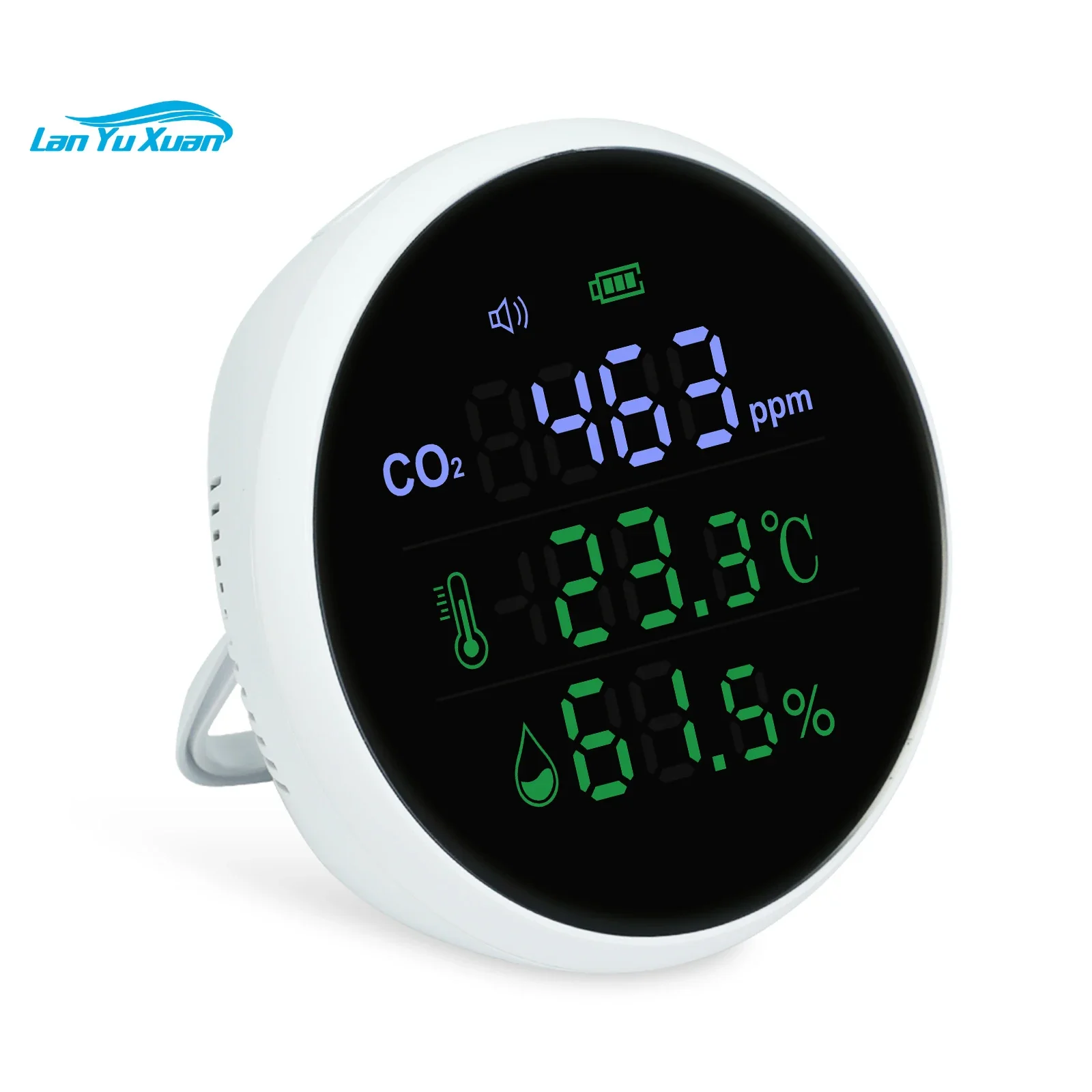 CO2 Carbon Dioxide Indoor Air Quality Meter Tester 400~5000PPM Wall Mount / Tabletop Colored Screen Display NDIR Sensor
CO2 Carbon Dioxide Indoor Air Quality Meter Tester 400~5000PPM Wall Mount / Tabletop Colored Screen Display NDIR Sensor