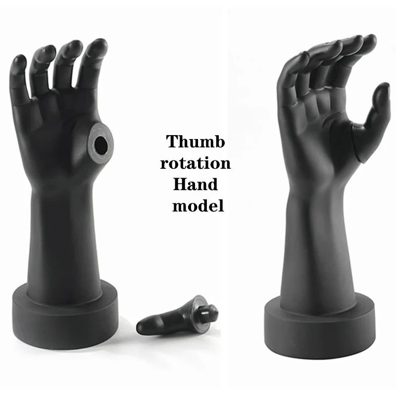 A Plastic Black Thumb Rotatable Detachable Man's Hand Model Glove Game Ring Display Right Hand Male Mannequin
A Plastic Black Thumb Rotatable Detachable Man's Hand Model Glove Game Ring Display Right Hand Male Mannequin