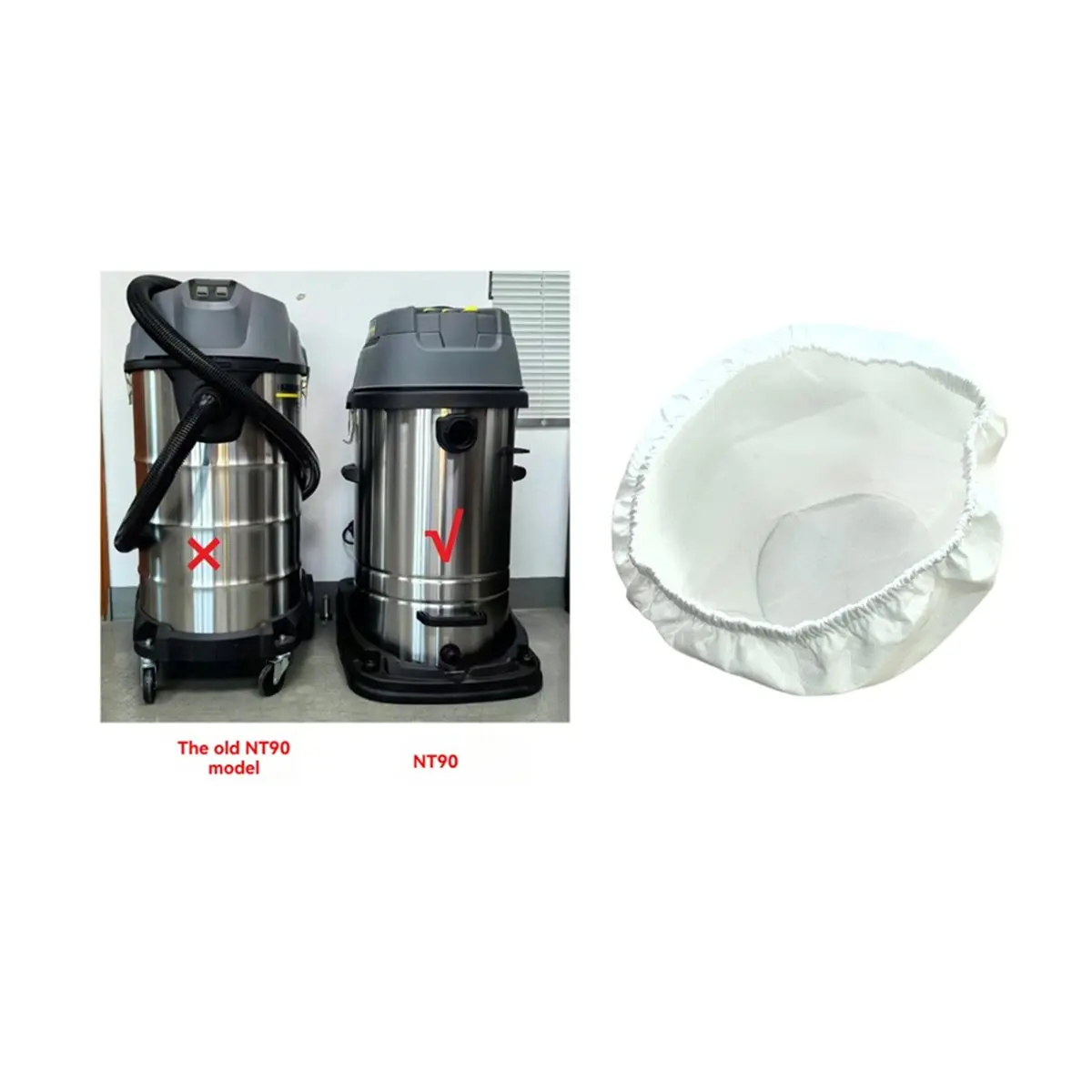 Комплект фильтров мешка для пыли для NT70/3 Me NT90/3 Вакуумная насадка Пылезащитная фильтрующая ткань для сумки для защиты двигателя
Комплект фильтров мешка для пыли для NT70/3 Me NT90/3 Вакуумная насадка Пылезащитная фильтрующая ткань для сумки для защиты двигателя