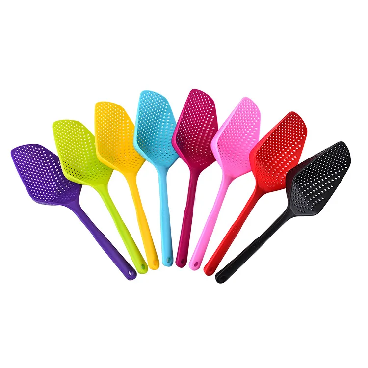 Plastic Water-Resistant Kitchen Spatula Ice Scoop Strainer Sieve Non-Stick Household Utensil for Cooking And Baking
Plastic Water-Resistant Kitchen Spatula Ice Scoop Strainer Sieve Non-Stick Household Utensil for Cooking And Baking