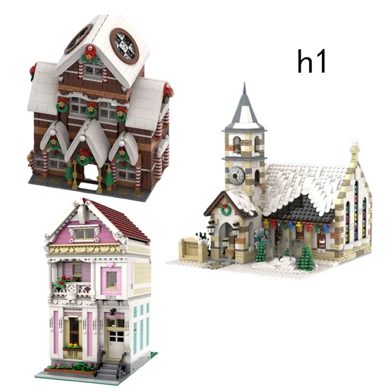 Spot MOC-195714 Village 69556 House 147549 Church Small Particle Assembly Building Blocks Puzzle Toy Model Gift Set Ornament
Spot MOC-195714 Village 69556 House 147549 Church Small Particle Assembly Building Blocks Puzzle Toy Model Gift Set Ornament