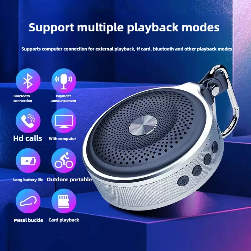 Wireless Bluetooth Speaker Mini Portable Large Volume 22 Hours Playback 2200mAh Battery
Wireless Bluetooth Speaker Mini Portable Large Volume 22 Hours Playback 2200mAh Battery