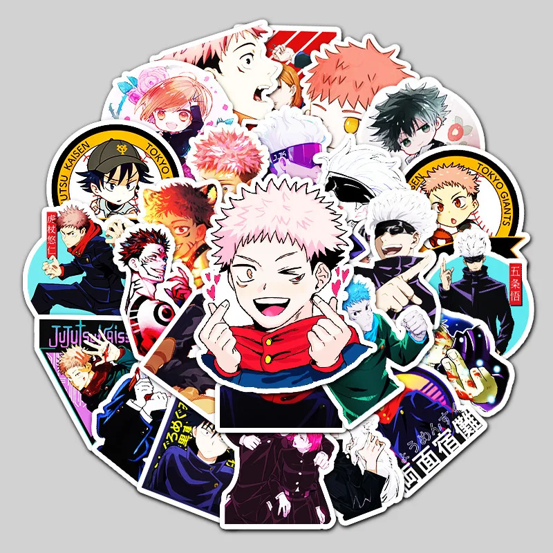 50PCS Jujutsu Kaisen Gojo Satoru Stickers Set Diy Phone Luggage Skateboard Waterproof Graffiti Decals Cute Cartoon Sticker Toys
50PCS Jujutsu Kaisen Gojo Satoru Stickers Set Diy Phone Luggage Skateboard Waterproof Graffiti Decals Cute Cartoon Sticker Toys