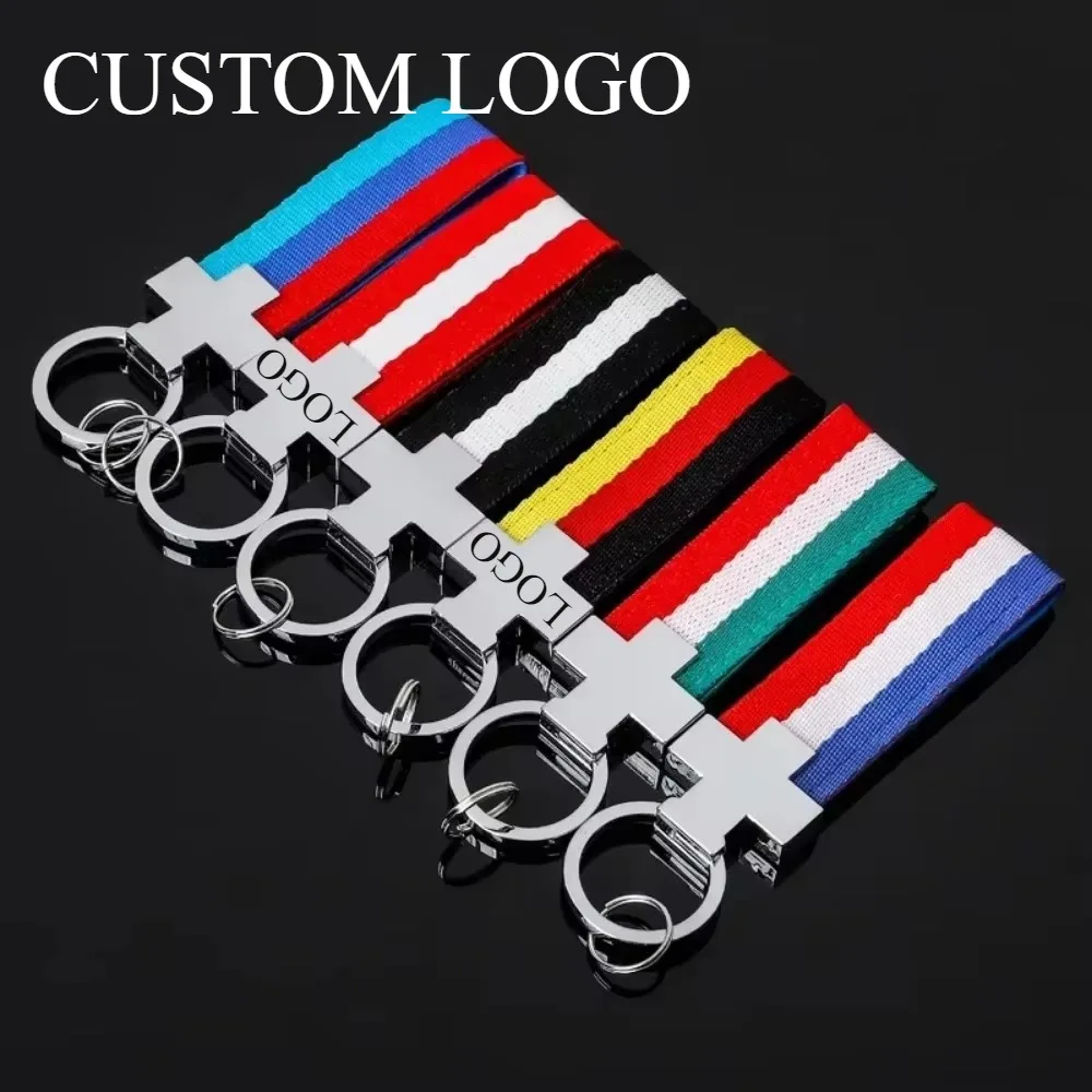 Customized Car Logo Chain Laser Engrave Three Color Nylon Ribbon Automotive Metal Keychain Pendant Personalized Key Ring Gift
Customized Car Logo Chain Laser Engrave Three Color Nylon Ribbon Automotive Metal Keychain Pendant Personalized Key Ring Gift