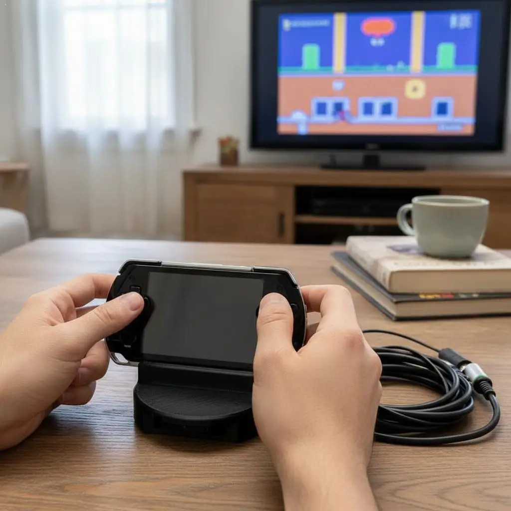 3D Printed Dock For PSP Go Component Cable & Video Output Docking Station Type-C Interface Accessories Detachable Cable Design
3D Printed Dock For PSP Go Component Cable & Video Output Docking Station Type-C Interface Accessories Detachable Cable Design