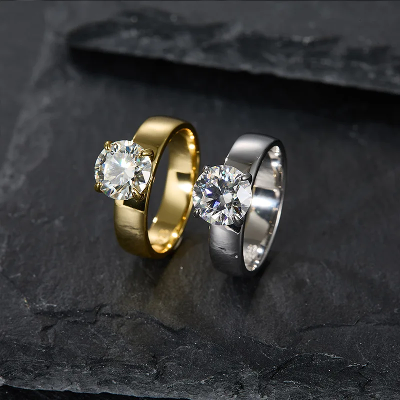 2CT Cross-border S925 Silver Moissanite Ring Sparkling Bridal Jewelry Hot-Selling in Western Markets Premium Gift for Women
2CT Cross-border S925 Silver Moissanite Ring Sparkling Bridal Jewelry Hot-Selling in Western Markets Premium Gift for Women