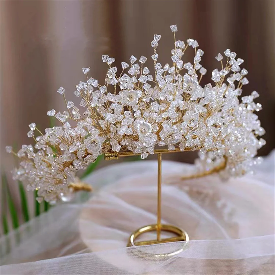 New Korean Heavy Industries Super Immortal Beaded Crystal Headband Photography Bridal Crown
New Korean Heavy Industries Super Immortal Beaded Crystal Headband Photography Bridal Crown