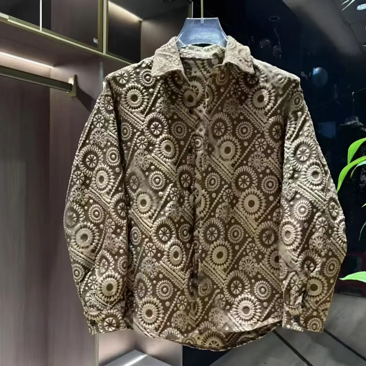 Fashion New Style Jacquard Shirt Jacket for Men Long-sleeved Casual and Versatile Loose Sunscreen
Fashion New Style Jacquard Shirt Jacket for Men Long-sleeved Casual and Versatile Loose Sunscreen