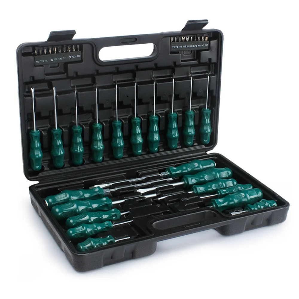 41pcs Special-shaped Screwdriver Kit Slotted Key Phillips With Magnetic Bits Tools For Repairing Automobile And Xiaomi Computers
41pcs Special-shaped Screwdriver Kit Slotted Key Phillips With Magnetic Bits Tools For Repairing Automobile And Xiaomi Computers