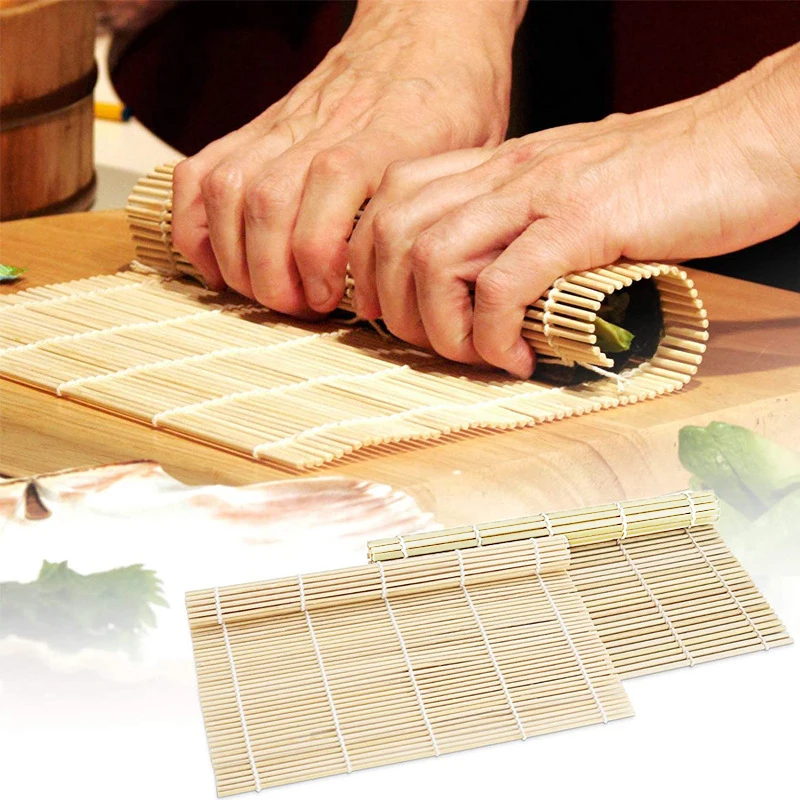 1Pcs Sushi Curtain Rolling Mat Sushi Spoon DIY Onigiri Rice Roller Kitchen Gadgets Cooking Accessories Bamboo Sushi Maker Tools
1Pcs Sushi Curtain Rolling Mat Sushi Spoon DIY Onigiri Rice Roller Kitchen Gadgets Cooking Accessories Bamboo Sushi Maker Tools