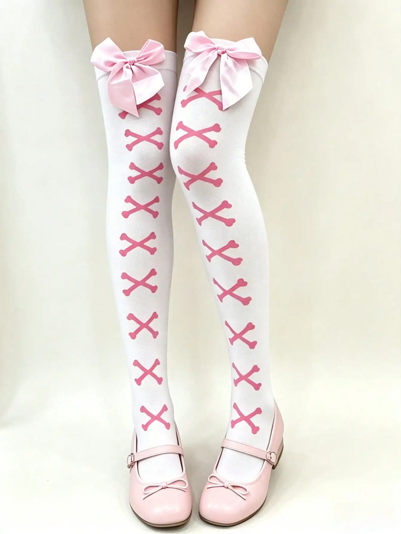 1 Pc Bowknot Y2K Lolita Over-The-Knee Socks Japanese JK Sweet Thigh High Stockings
1 Pc Bowknot Y2K Lolita Over-The-Knee Socks Japanese JK Sweet Thigh High Stockings