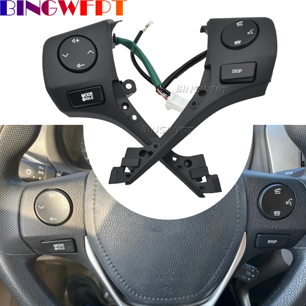 For Toyota Corolla RAV4 2014 2015 2016 2017 2018 Car Audio Volume Telephone Control Steering Wheel Button Switch With Backlight
For Toyota Corolla RAV4 2014 2015 2016 2017 2018 Car Audio Volume Telephone Control Steering Wheel Button Switch With Backlight