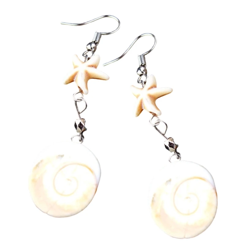 652F Conch Drop Earrings Ear Pendants Jewelry for Beach Vacations and Summer Parties Ocean Themed Accessories
652F Conch Drop Earrings Ear Pendants Jewelry for Beach Vacations and Summer Parties Ocean Themed Accessories