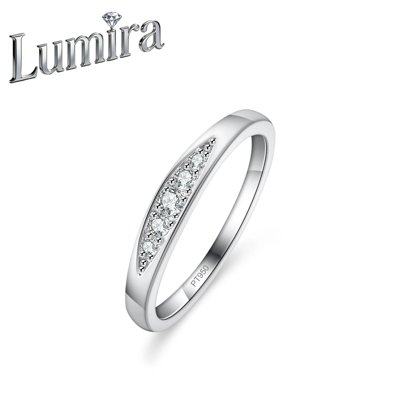 Lumira Platinum PT950 Moissanite Ring for Women Straight Five-Star Row Ring Wedding Engagement Fine Jewelry Gifts
Lumira Platinum PT950 Moissanite Ring for Women Straight Five-Star Row Ring Wedding Engagement Fine Jewelry Gifts