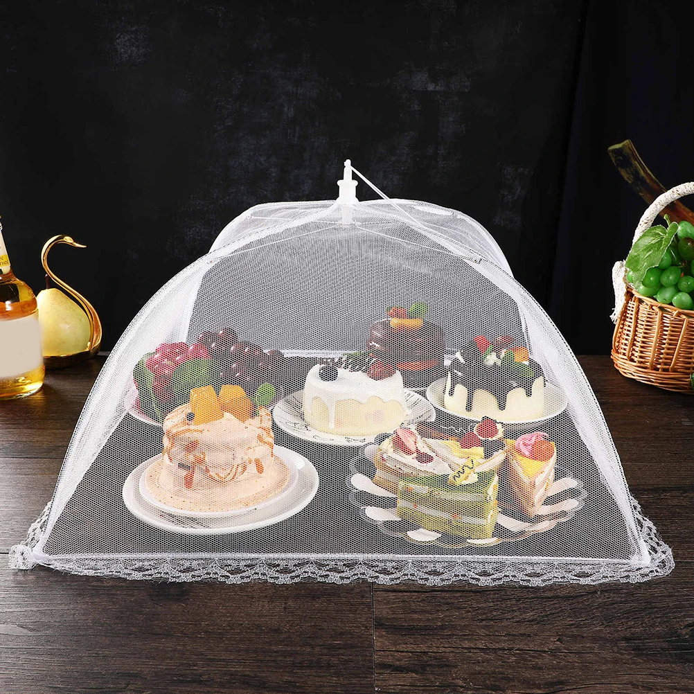 6 Pcs Food Cover Large Mesh Protector for Outdoor Cake Screen Net Wear Resistant Camping Foldable Kitchen Accessories Practical
6 Pcs Food Cover Large Mesh Protector for Outdoor Cake Screen Net Wear Resistant Camping Foldable Kitchen Accessories Practical
