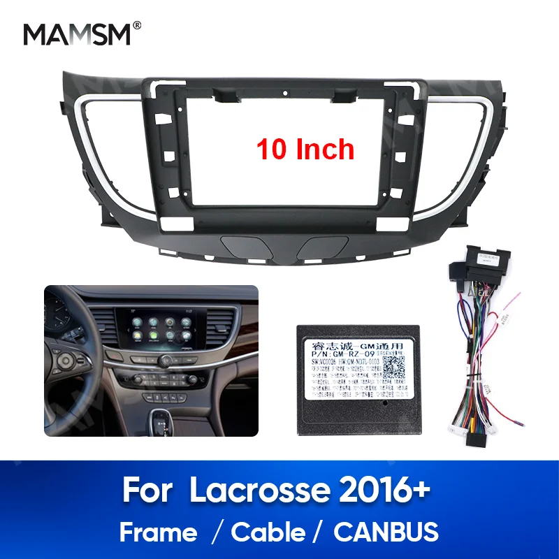 MAMSM 10 дюймов для Lacrosse 2016 автомобильная рамка лицевой адаптер Canbus Box MP5 декодер Android радио кабель проводка панель установки комплект
MAMSM 10 дюймов для Lacrosse 2016 автомобильная рамка лицевой адаптер Canbus Box MP5 декодер Android радио кабель проводка панель установки комплект