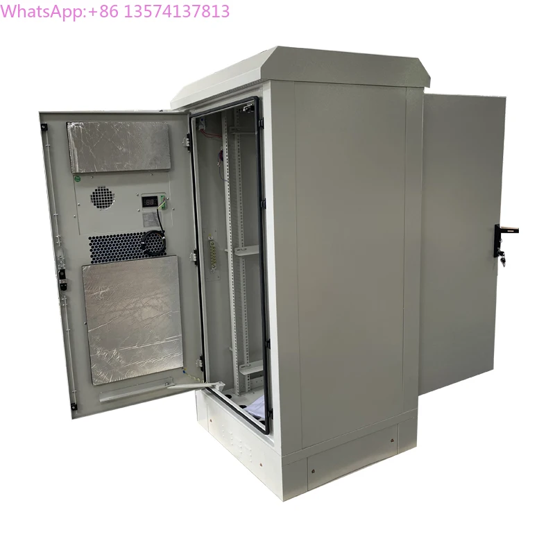 IP55 Two Door Outdoor Power Distribution Cabinet Communication Cabinet Outdoor with Cooling System