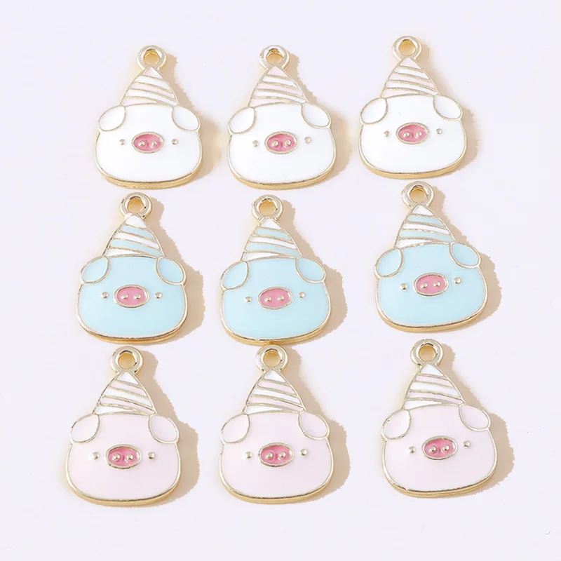 Duarte 20Pcs/Lot Cartoon Enamel Animal Pig Charms Pendants for Jewelry Making Earrings Necklaces Bracelets DIY Craft Accessories
Duarte 20Pcs/Lot Cartoon Enamel Animal Pig Charms Pendants for Jewelry Making Earrings Necklaces Bracelets DIY Craft Accessories