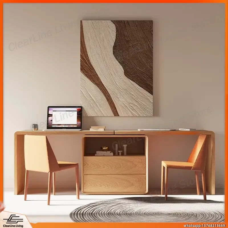 Italian Style Minimalist Double Telescopic Office Desk Adjustable Height Computer Desk for Bedroom Home Study Workstation
Italian Style Minimalist Double Telescopic Office Desk Adjustable Height Computer Desk for Bedroom Home Study Workstation
