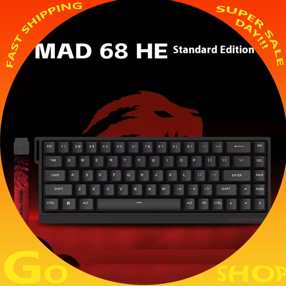 NEW MADCATZ MAD 60/68HE Magnetic Switch Mechanical Keyboard 8K Quick Trigger E-Sports Gaming Keyboard RGB PC Gamer Accessories
NEW MADCATZ MAD 60/68HE Magnetic Switch Mechanical Keyboard 8K Quick Trigger E-Sports Gaming Keyboard RGB PC Gamer Accessories