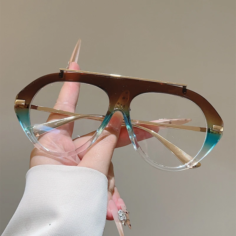 KAMMPT Oversized Pilot Glasses Men 2026 New Fashion Blue Light Blocking Optical Frames Women Trendy Brand Design Decor Eyewear
KAMMPT Oversized Pilot Glasses Men 2026 New Fashion Blue Light Blocking Optical Frames Women Trendy Brand Design Decor Eyewear