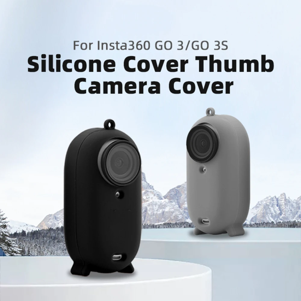 Silicone Cover Protective Case Lens Protection Cover for Insta360 Go3/Go3 Thumb Camera Accessories
Silicone Cover Protective Case Lens Protection Cover for Insta360 Go3/Go3 Thumb Camera Accessories