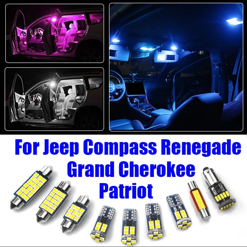 For Jeep Compass Renegade Patriot Grand Cherokee WJ WK WK2 1999 - 2016 2017 2018 2019 2020 2021 2022 Car LED Lights Accessories
For Jeep Compass Renegade Patriot Grand Cherokee WJ WK WK2 1999 - 2016 2017 2018 2019 2020 2021 2022 Car LED Lights Accessories