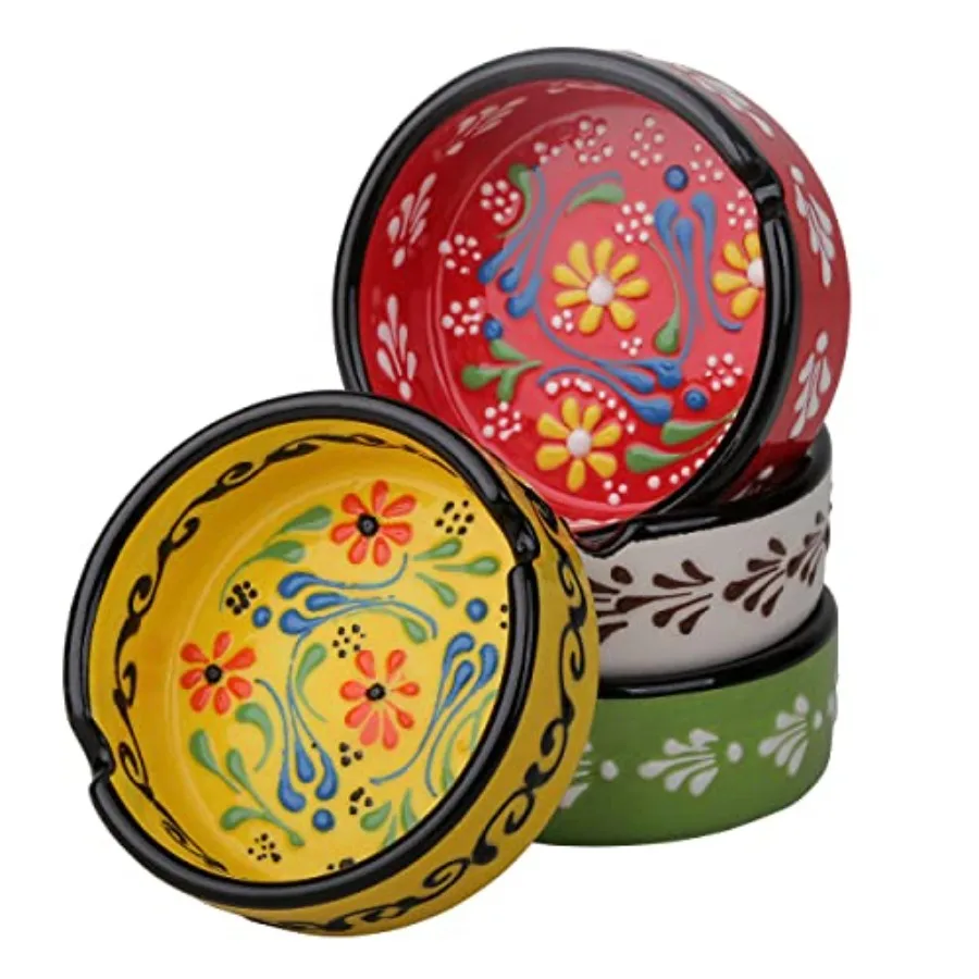 Ashtray Set for Indoor Outdoor Use Cigarette Ash Holder for Smokers Desktop Smoking Ash Tray - Home Office Decoration Hand-Pain
Ashtray Set for Indoor Outdoor Use Cigarette Ash Holder for Smokers Desktop Smoking Ash Tray - Home Office Decoration Hand-Pain