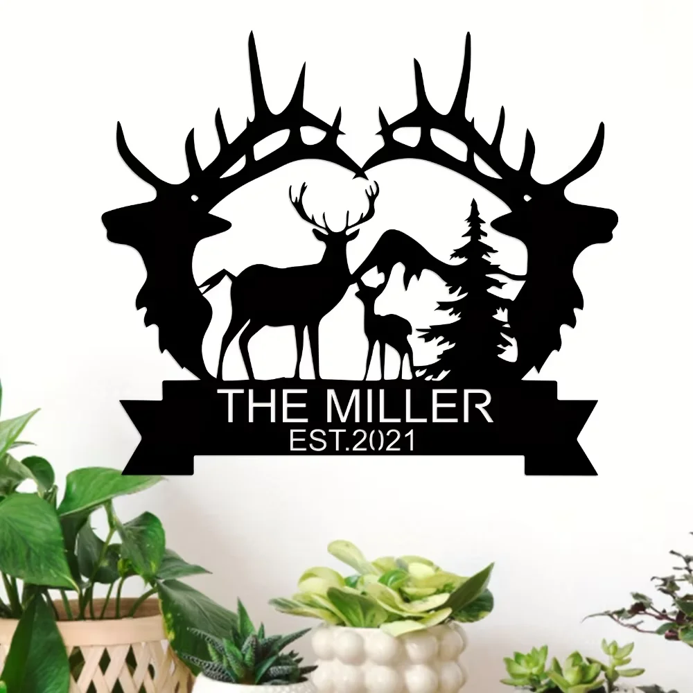 Distinctive Tailorable Metal Sign. Handmade, Deer Hunting, Family Details. Ideal for Lodge Indoor Decor.
Distinctive Tailorable Metal Sign. Handmade, Deer Hunting, Family Details. Ideal for Lodge Indoor Decor.