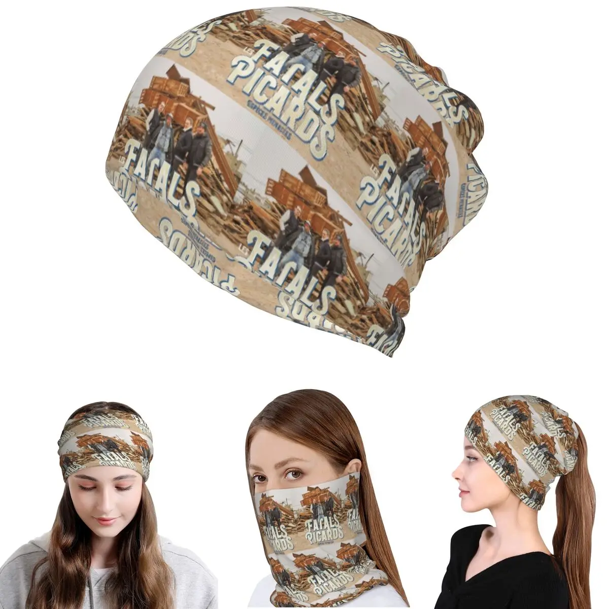 Les Fatals Picards Especes Menacees Album 2019 Bandana Neck Cover Mask Scarf Multi-use Balaclava Beanies Hat for Men Women
Les Fatals Picards Especes Menacees Album 2019 Bandana Neck Cover Mask Scarf Multi-use Balaclava Beanies Hat for Men Women