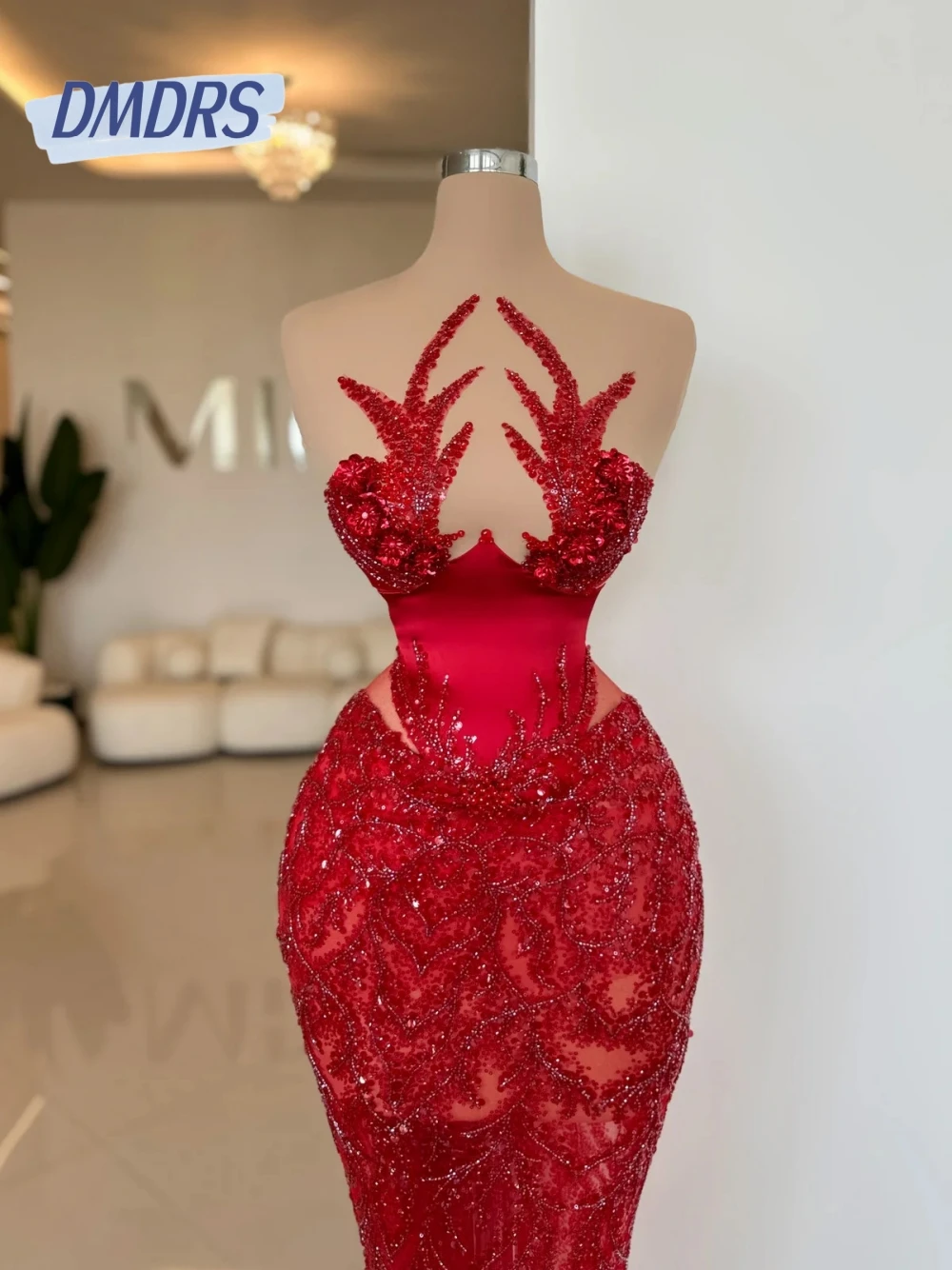 Red See Through Evening Dress Unique Straight Beaded Sequined Prom Gown Customized Sexy Gorgeous Women Cocktail Glitter Wear
Red See Through Evening Dress Unique Straight Beaded Sequined Prom Gown Customized Sexy Gorgeous Women Cocktail Glitter Wear