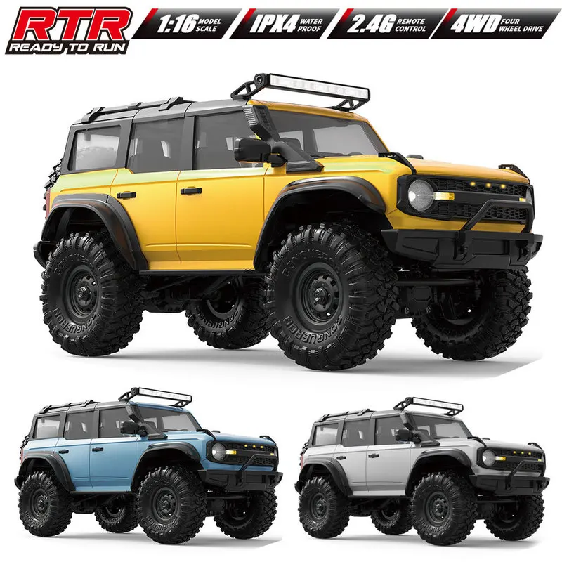HB R1601-R1609 1/16 RC Car 4WD Rtr With Led 2.4G Electric Remote Control Rock Buggy Off-Road Vehicle RC Cars For Boy Loves Toy
HB R1601-R1609 1/16 RC Car 4WD Rtr With Led 2.4G Electric Remote Control Rock Buggy Off-Road Vehicle RC Cars For Boy Loves Toy