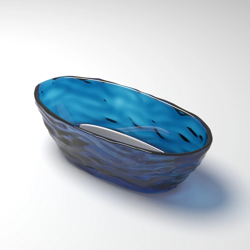 Water ripple color transparent oval independent hotel B & B villa crystal art light luxury bathtub
Water ripple color transparent oval independent hotel B & B villa crystal art light luxury bathtub