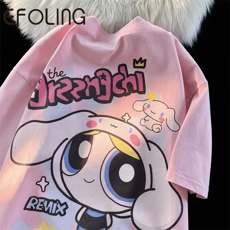 Милая футболка Hello Kitty с мультяшным принтом, милый мультяшный амортизирующий рукав, Женский нишевой Ретро топ свободного кроя, подарок на день рождения Hello Kitty
Милая футболка Hello Kitty с мультяшным принтом, милый мультяшный амортизирующий рукав, Женский нишевой Ретро топ свободного кроя, подарок на день рождения Hello Kitty
