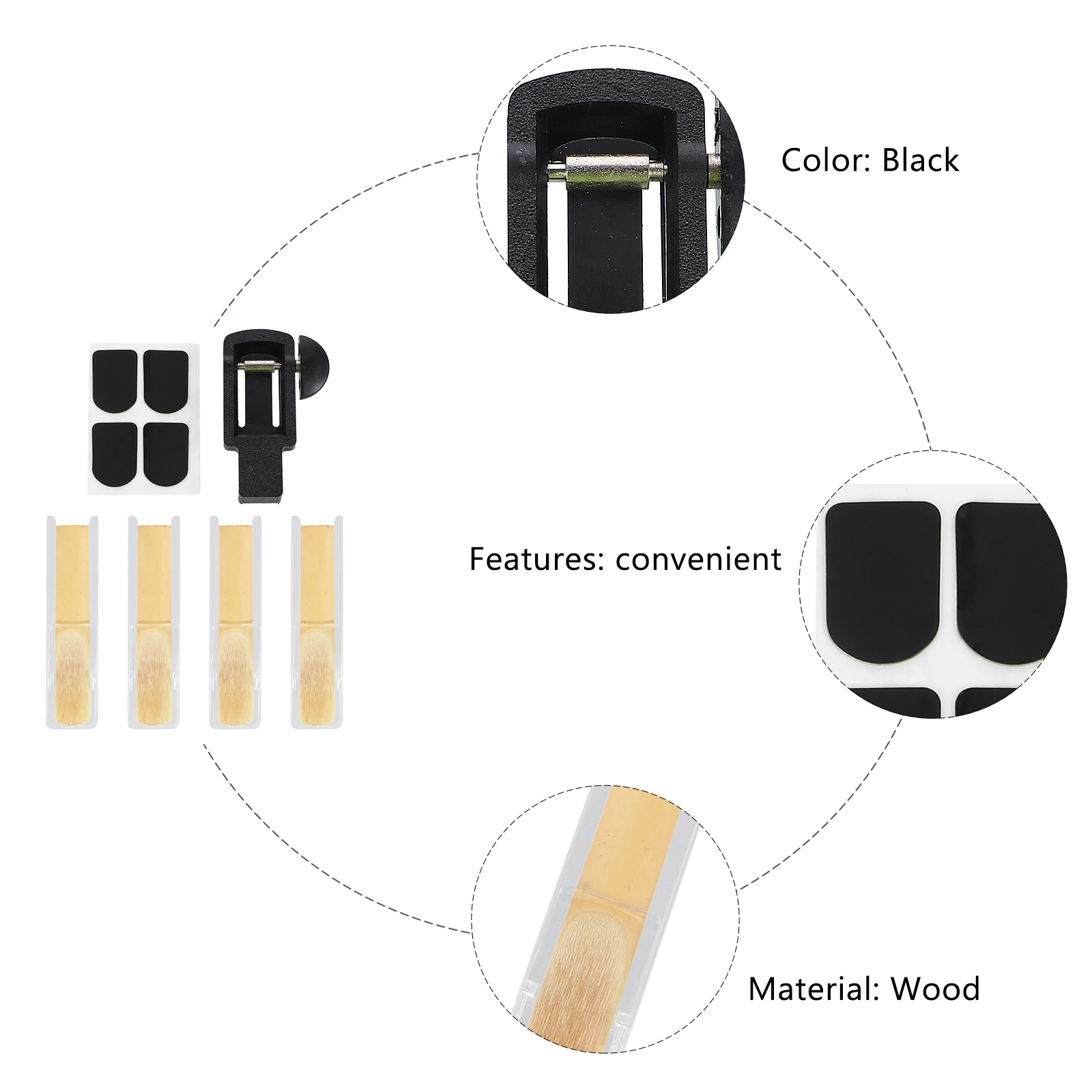 Saxophone Reed Set Instrument Accessory Repair Tool Mouthpiece Cushion Pad Woodwind Accessories Clarinet for
Saxophone Reed Set Instrument Accessory Repair Tool Mouthpiece Cushion Pad Woodwind Accessories Clarinet for