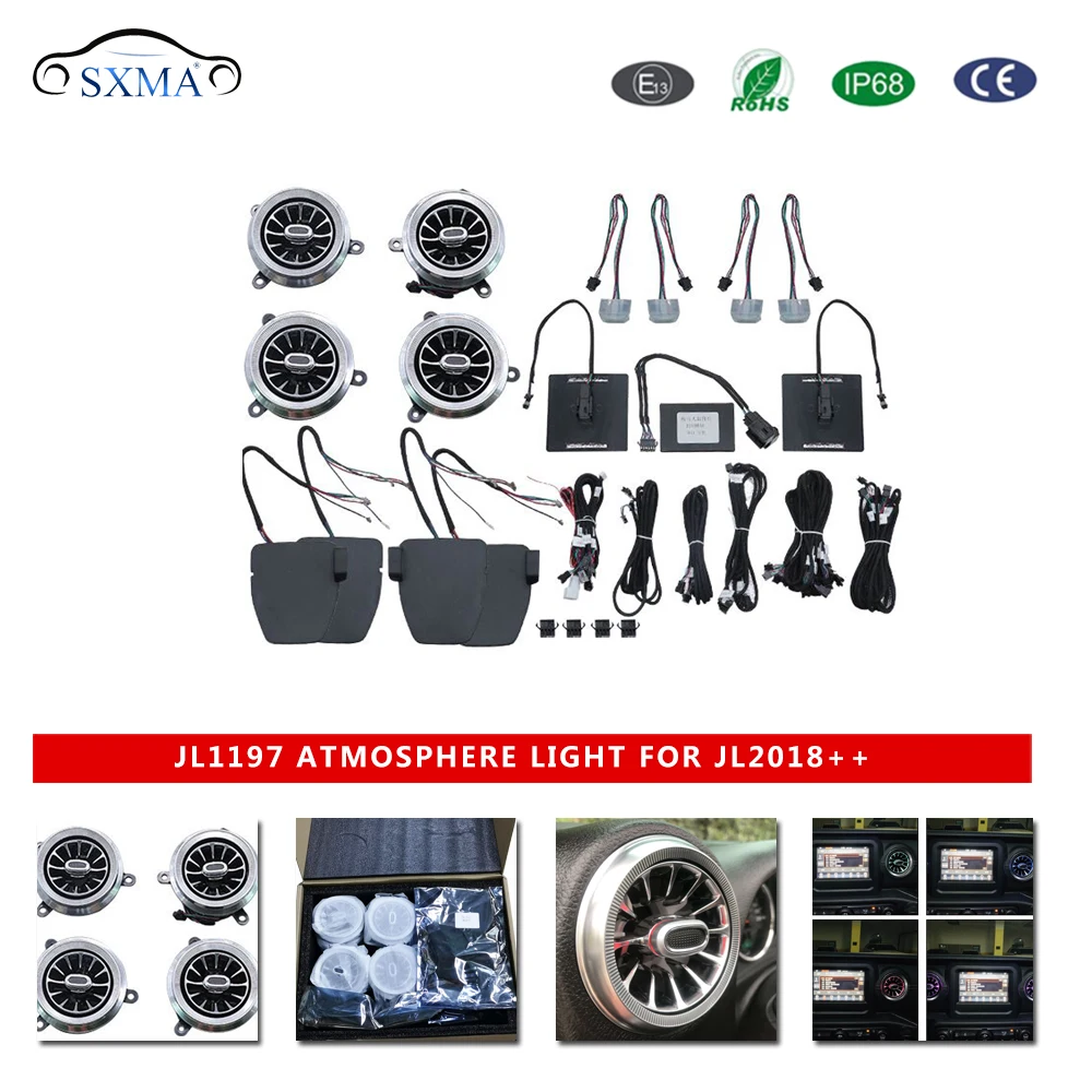 SXMA Air conditioner outlet LED light turbine air outlet atmosphere lamp dashboard Interior Atmosphere advanced Ambient Light
SXMA Air conditioner outlet LED light turbine air outlet atmosphere lamp dashboard Interior Atmosphere advanced Ambient Light