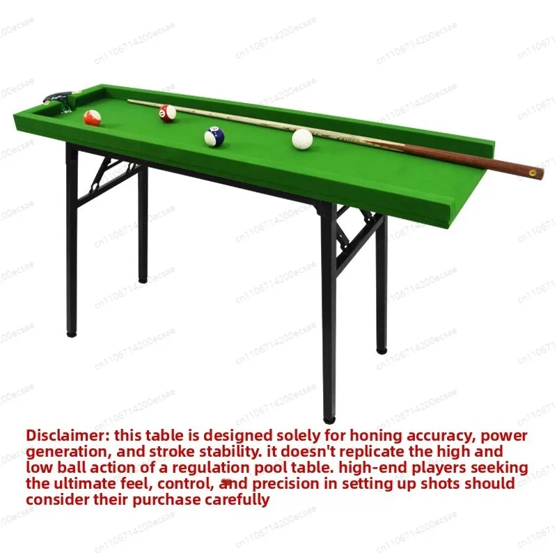 Home Foldable Snooker Pool Table, Small Training Table, Pocket-style Practice Table
Home Foldable Snooker Pool Table, Small Training Table, Pocket-style Practice Table