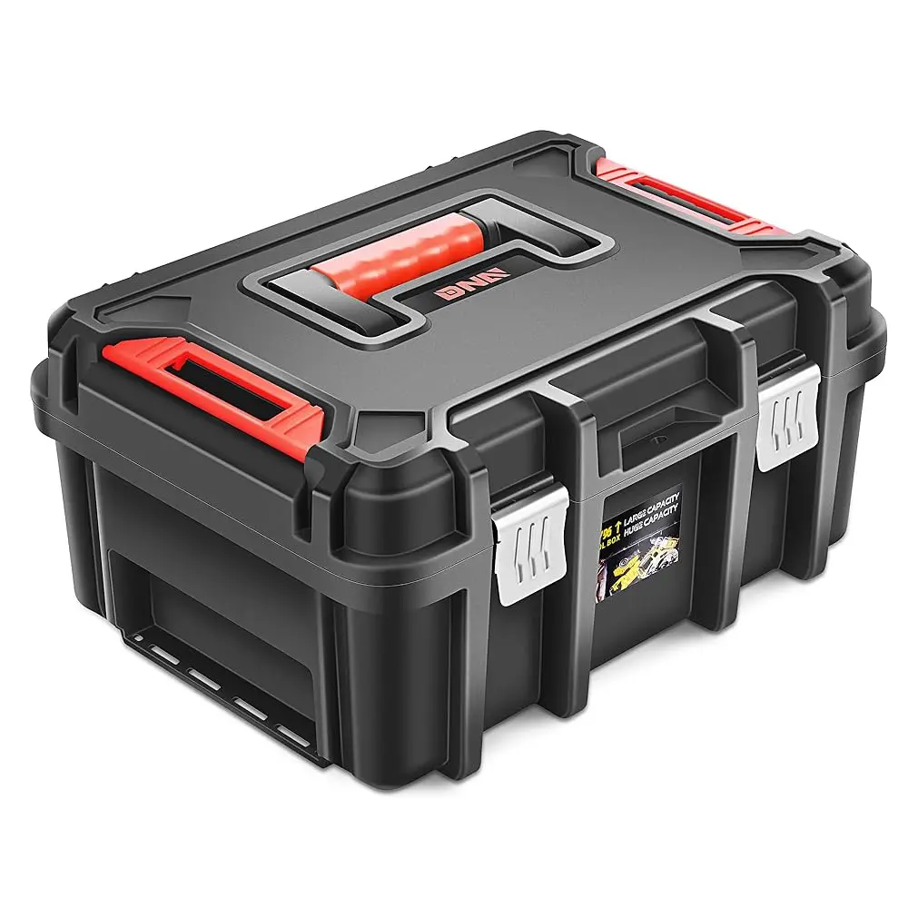 Tool Box Lockable Organizer Storage Toolbox With Removable Tray For Workshop Garage & Household,Large Acity,Tools-00309
Tool Box Lockable Organizer Storage Toolbox With Removable Tray For Workshop Garage & Household,Large Acity,Tools-00309