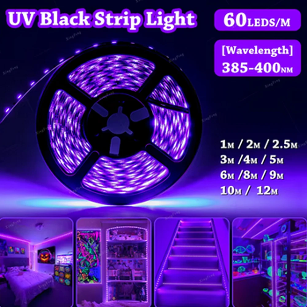 УФ-черная полоса света 1-10 м постоянного тока 12 В 385 нм-400 нм 60/120 светодиодов/м для рисования освещения вечерние флуоресцентный плакат украшение гостиной
УФ-черная полоса света 1-10 м постоянного тока 12 В 385 нм-400 нм 60/120 светодиодов/м для рисования освещения вечерние флуоресцентный плакат украшение гостиной